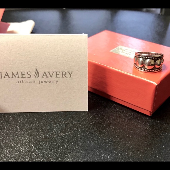 James Avery Jewelry - RARE James Avery Dot ring plus resizing if needed
